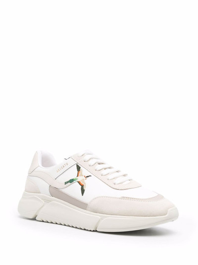 Axel Arigato suede-panelled low-top sneakers outlook