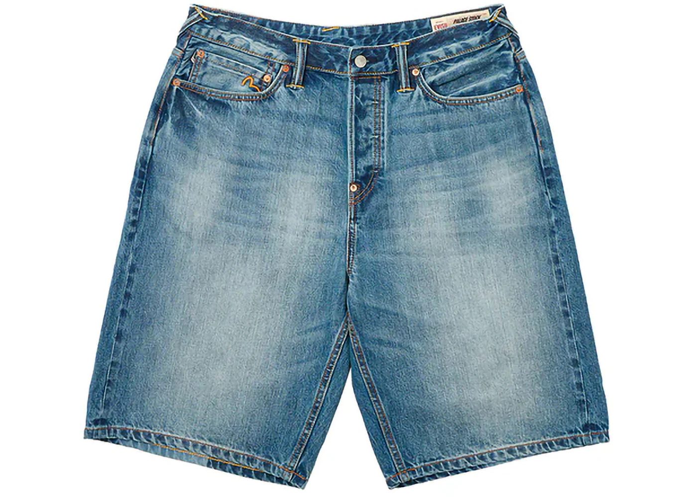 Palace x Evisu Long Denim Short Light Wash - 2