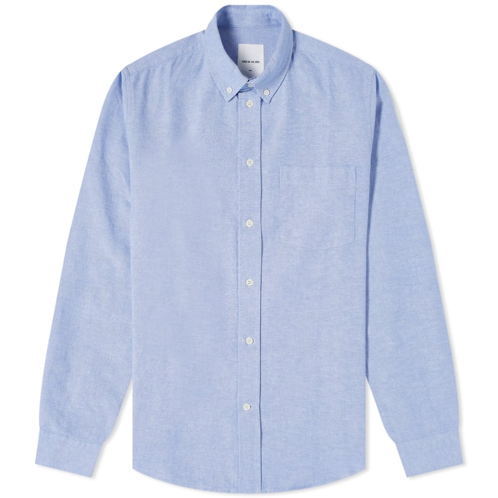 Wood Wood Adam Button Down Oxford Shirt - 1