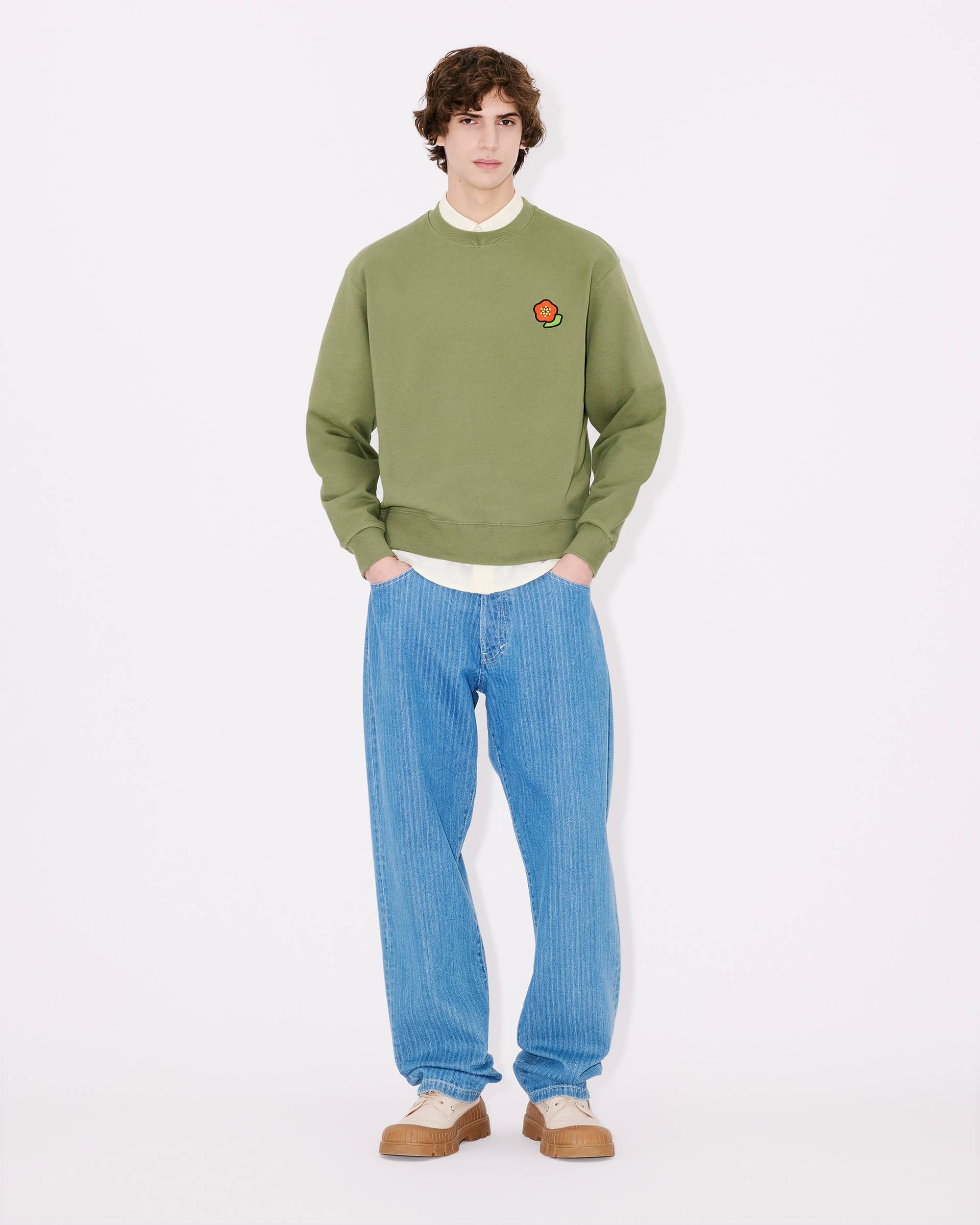 'KENZO Pop' embroidered sweatshirt in cotton - 5