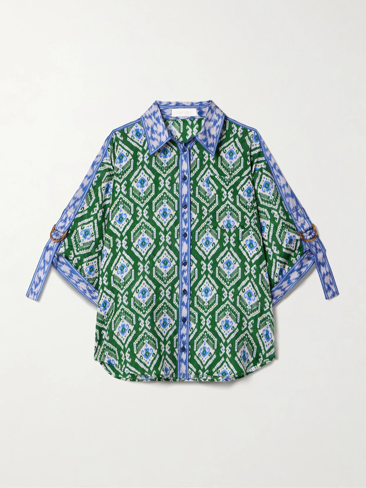 Wylie Printed Silk Shirt - 1