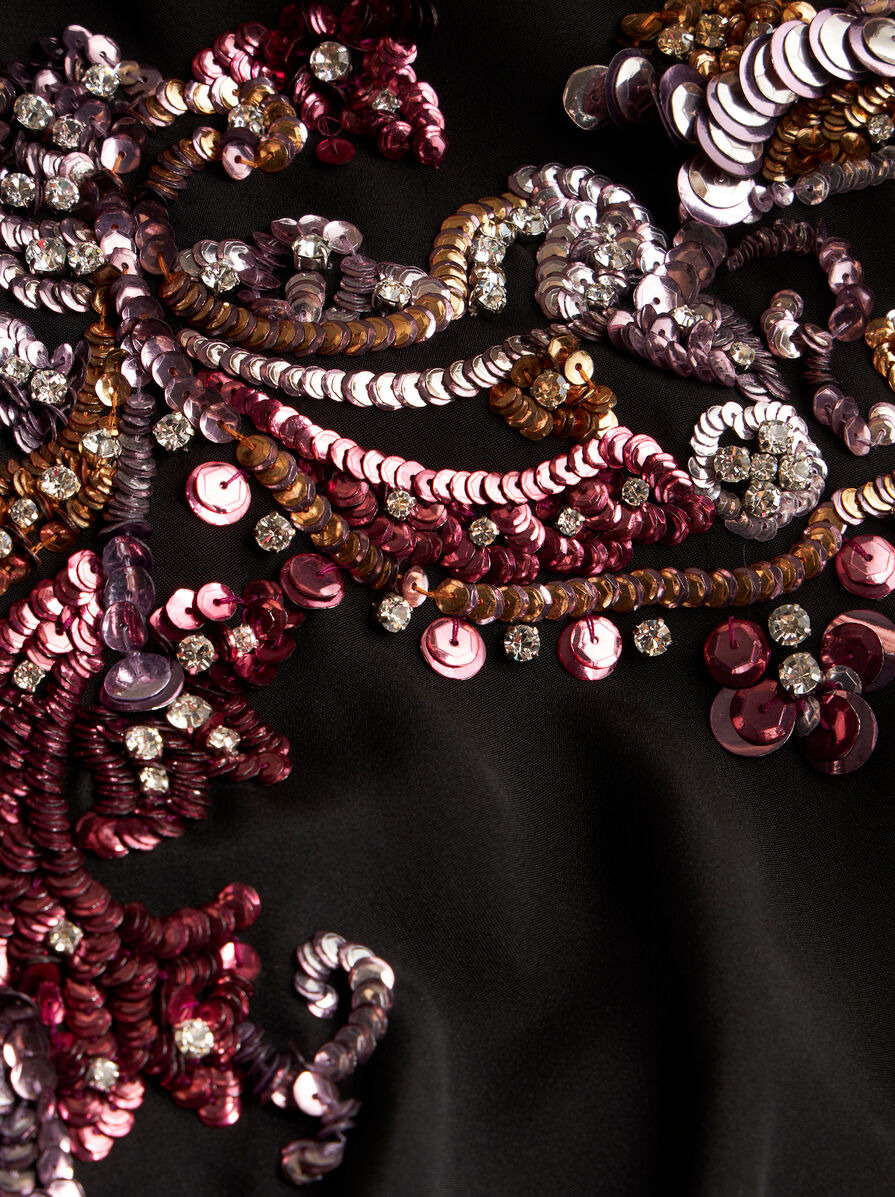 EMBROIDERED SILK DRESS - 6