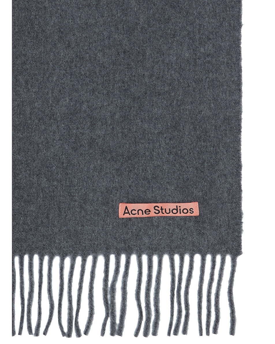 Canada Scarf In Grey Melange - 3