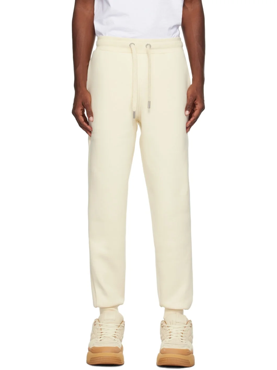 Off-White Drawstring Sweatpants - 1