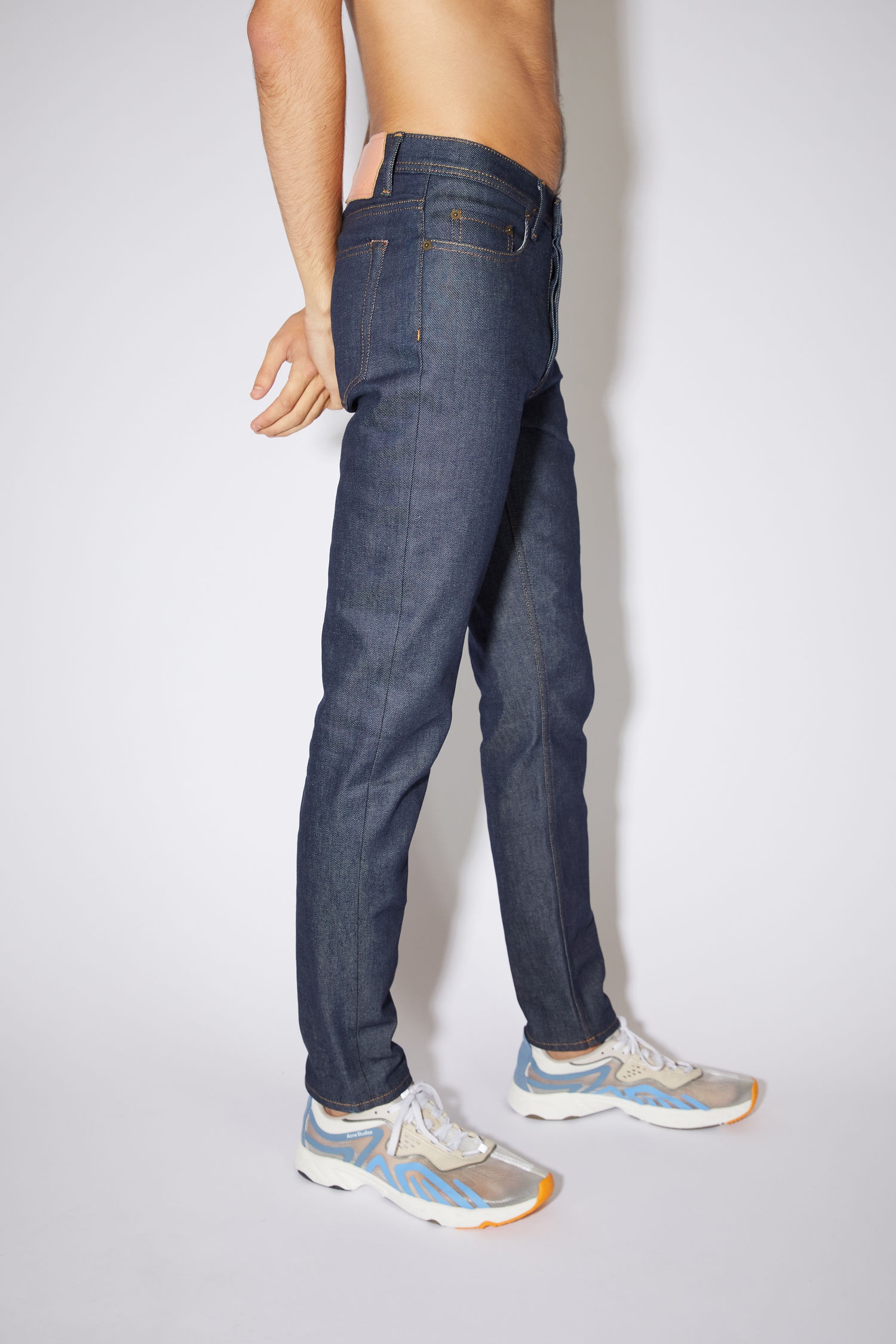 Slim tapered jeans - Indigo blue - 4