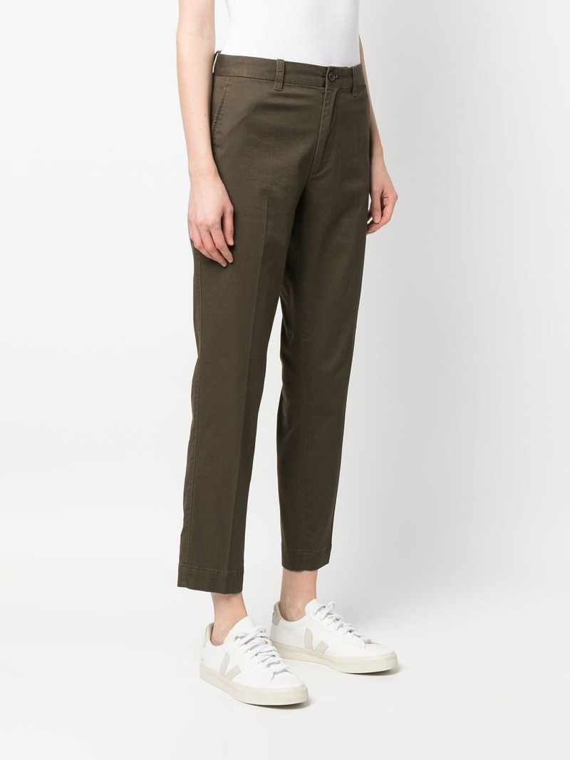 high-waisted slim-fit trousers 3