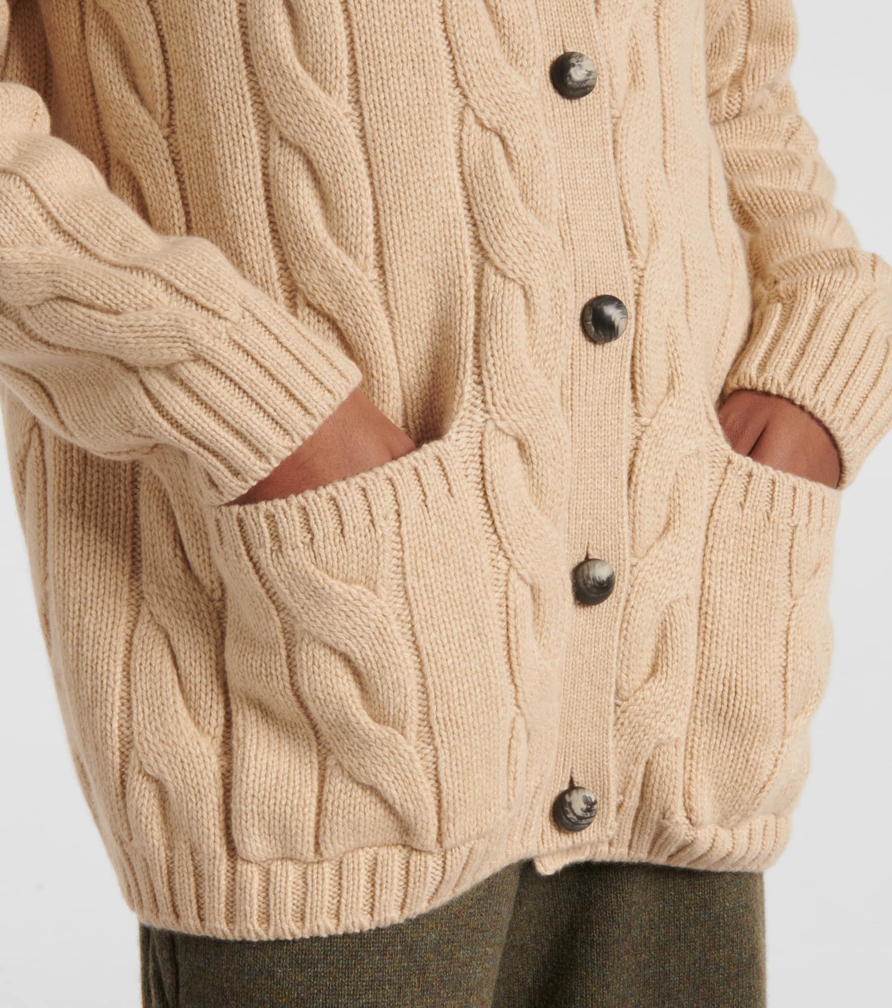 Napier cashmere cardigan - 5