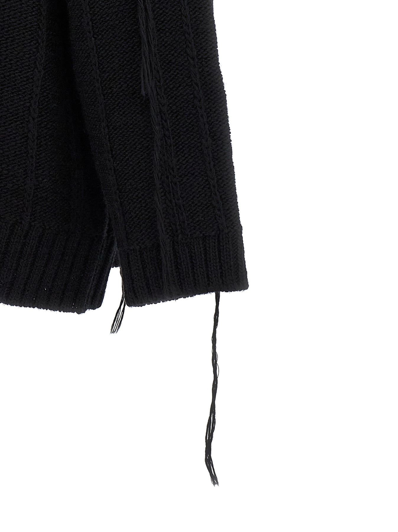 String Switching Sweater, Cardigans Black - 4