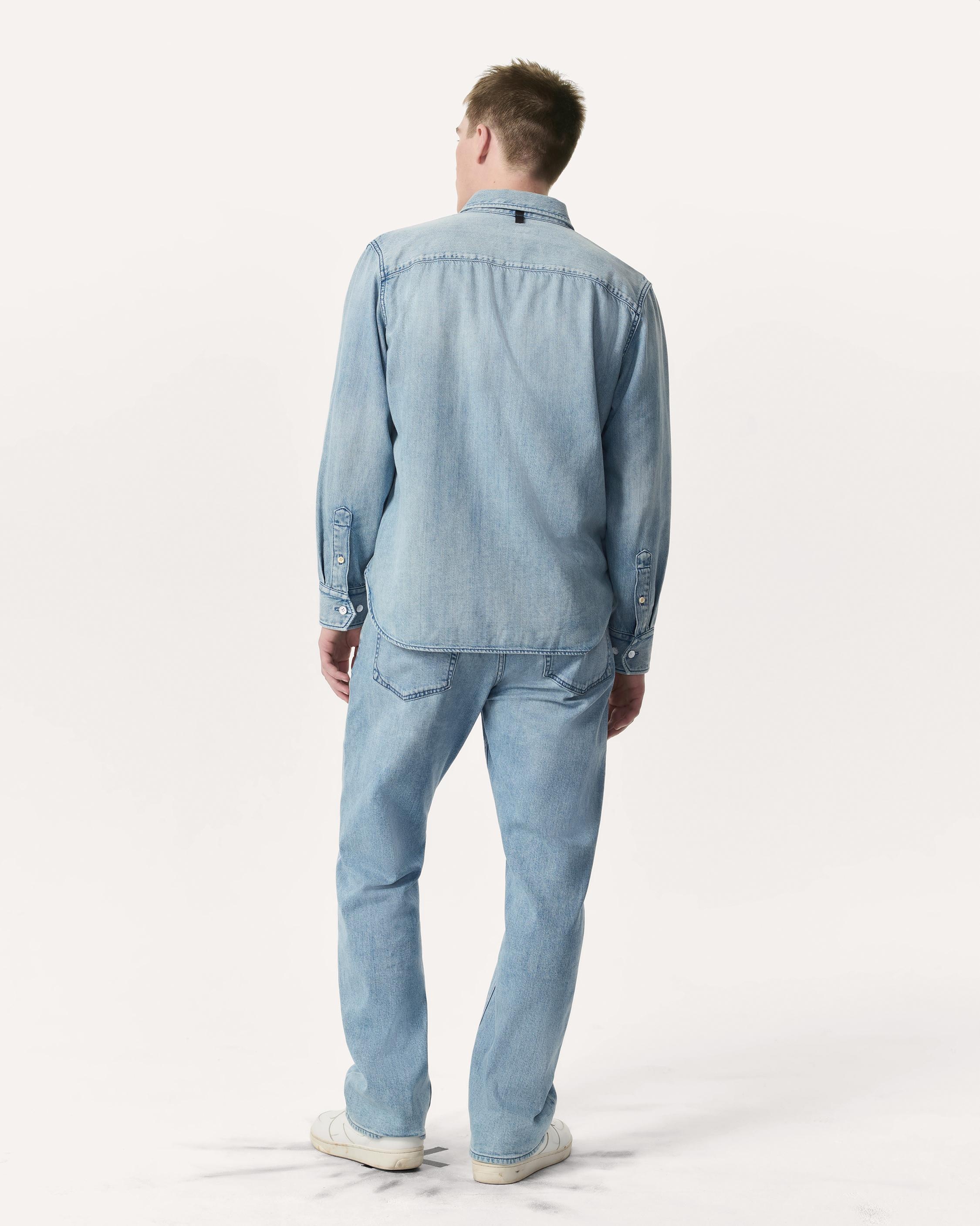 Relaxed Fit Featherweight Denim CPO Overshirt
Featherweight Denim - 5