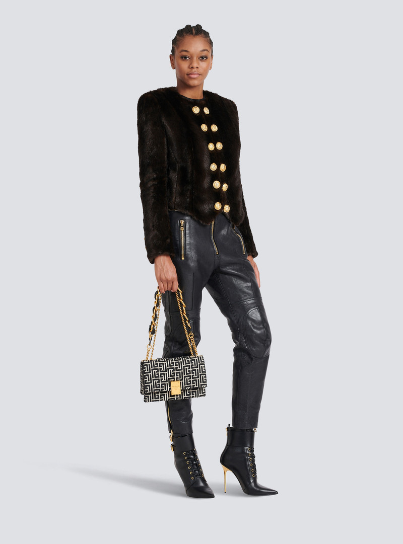 Balmain Leather pants outlook