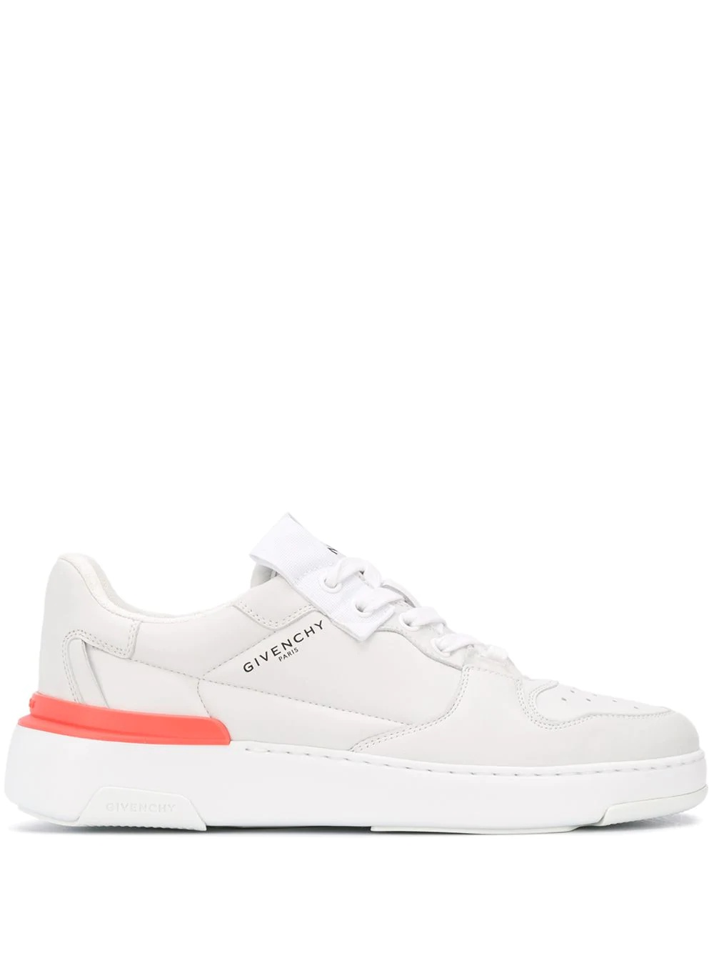 contrast heel counter sneakers - 1