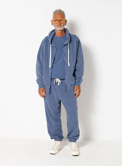 Nigel Cabourn Embroidered Arrow Sweatpant in Denim outlook
