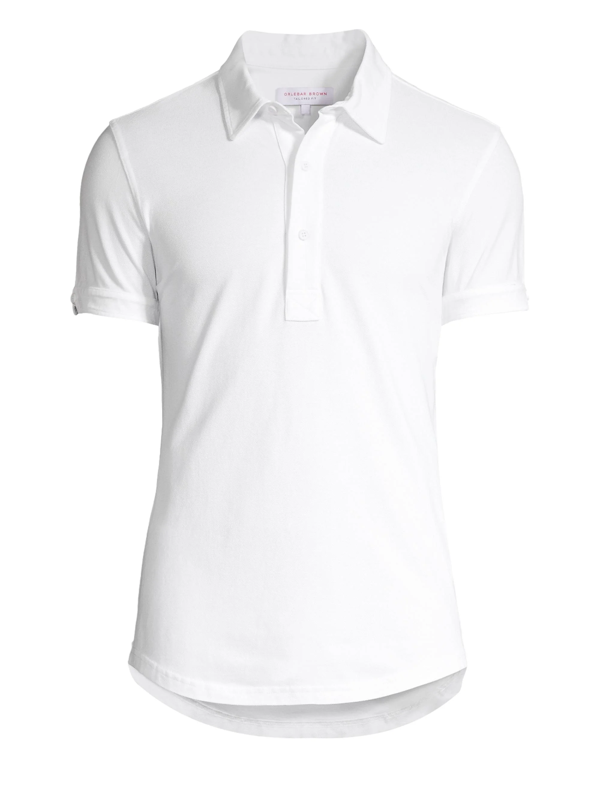 Men's Sebastian Tailored Polo Shirt - White - 1