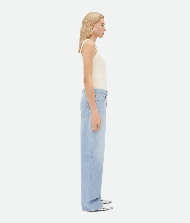 Bottega Veneta Wide Leg Light-Bleached Denim outlook