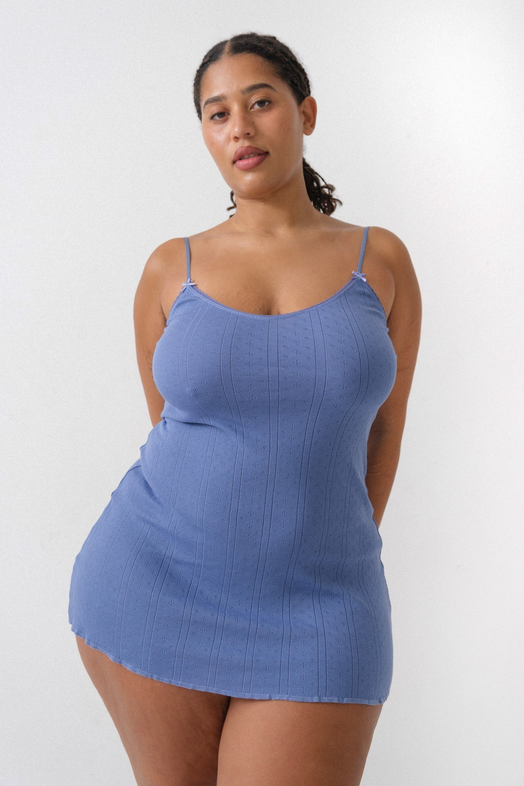 The Cami Slip French Blue - 7