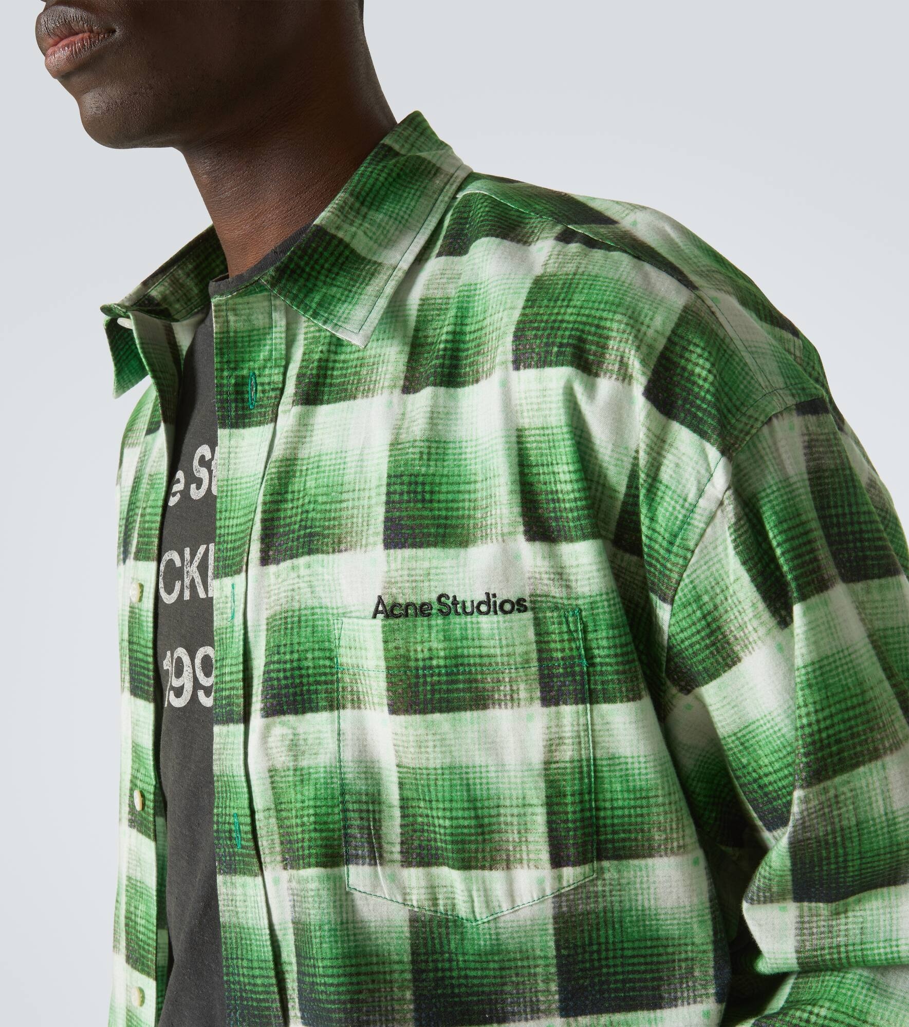 Checked cotton shirt - 5