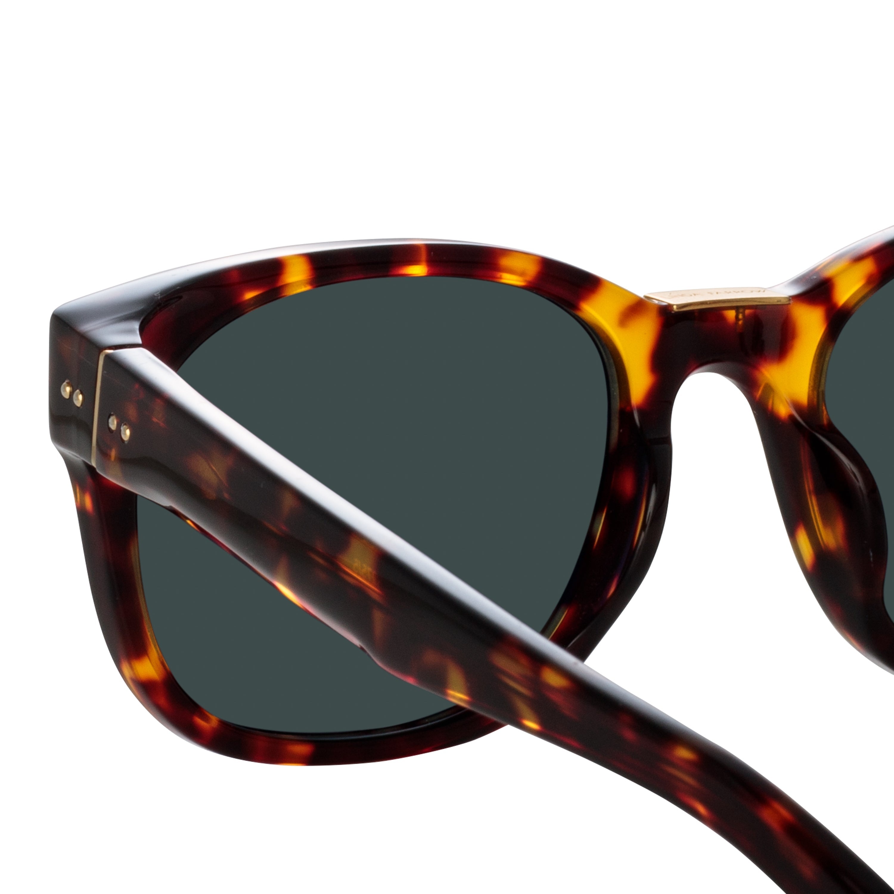 MEN'S CEDRIC RECTANGULAR SUNGLASSES IN TORTOISESHELL - 5