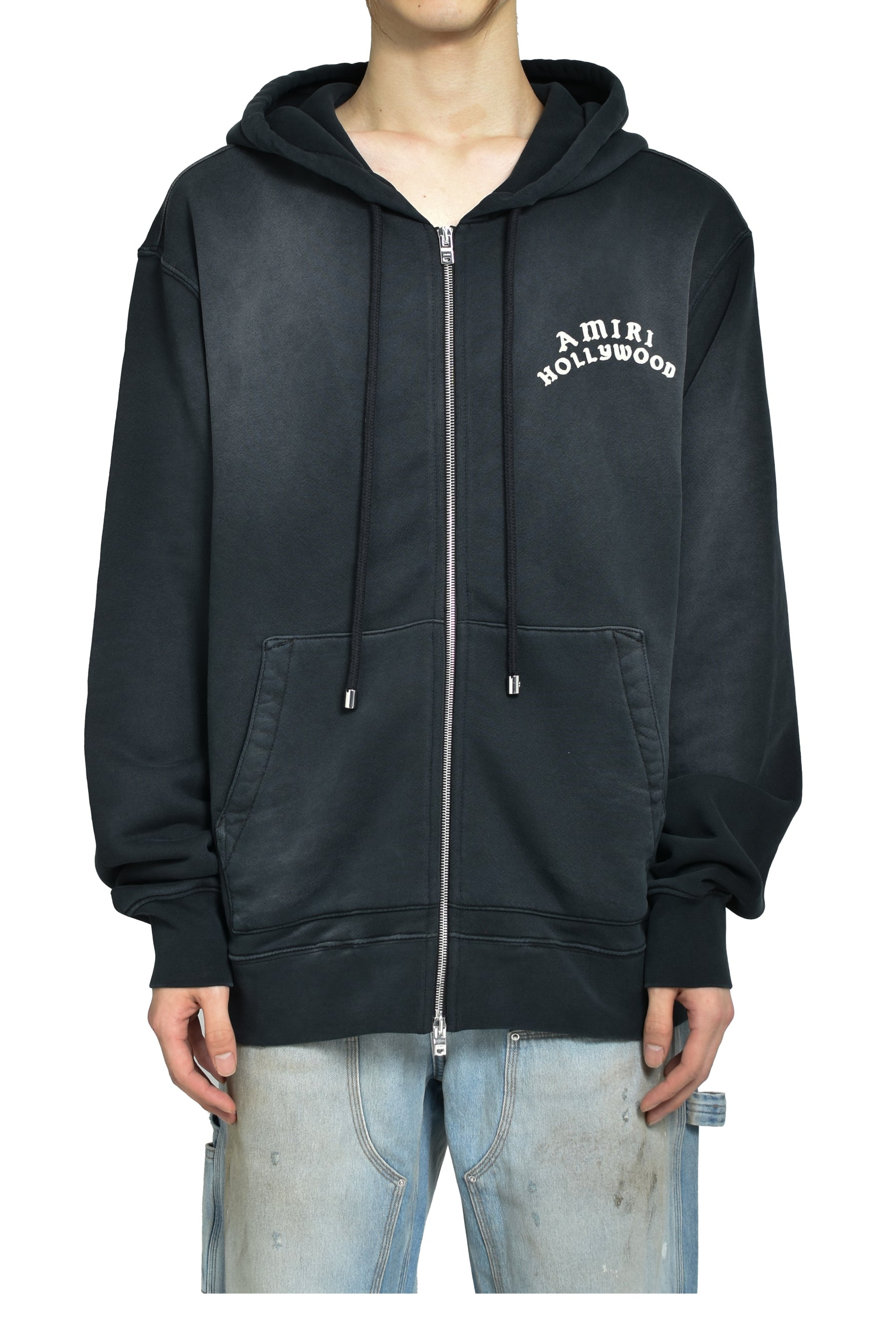AMIRI HOLLYWOOD ZIP HOODIE / BLK - 1