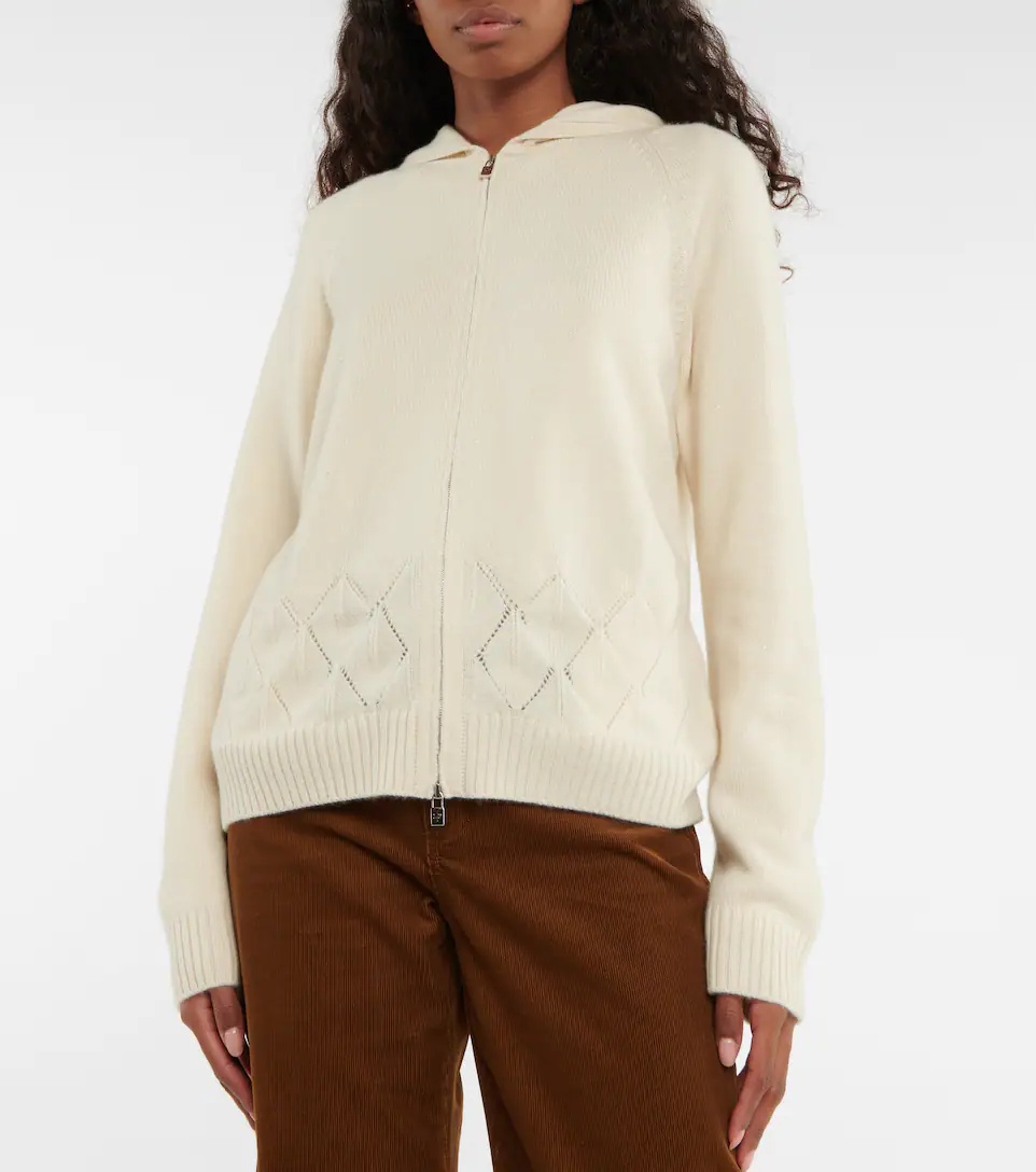 Stella Alpina cashmere and silk hoodie - 5