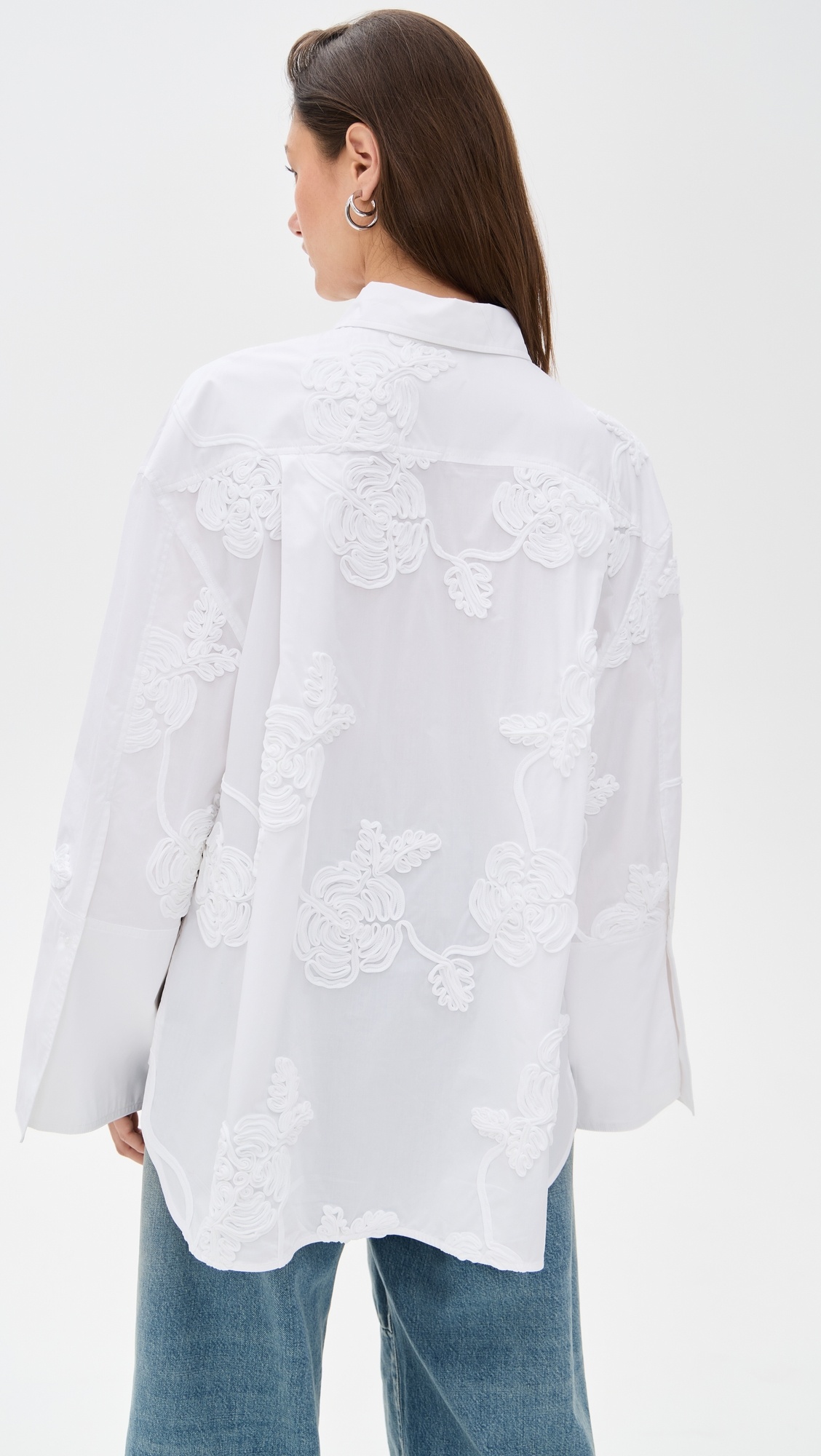 Flower Oversized Shirt - 2
