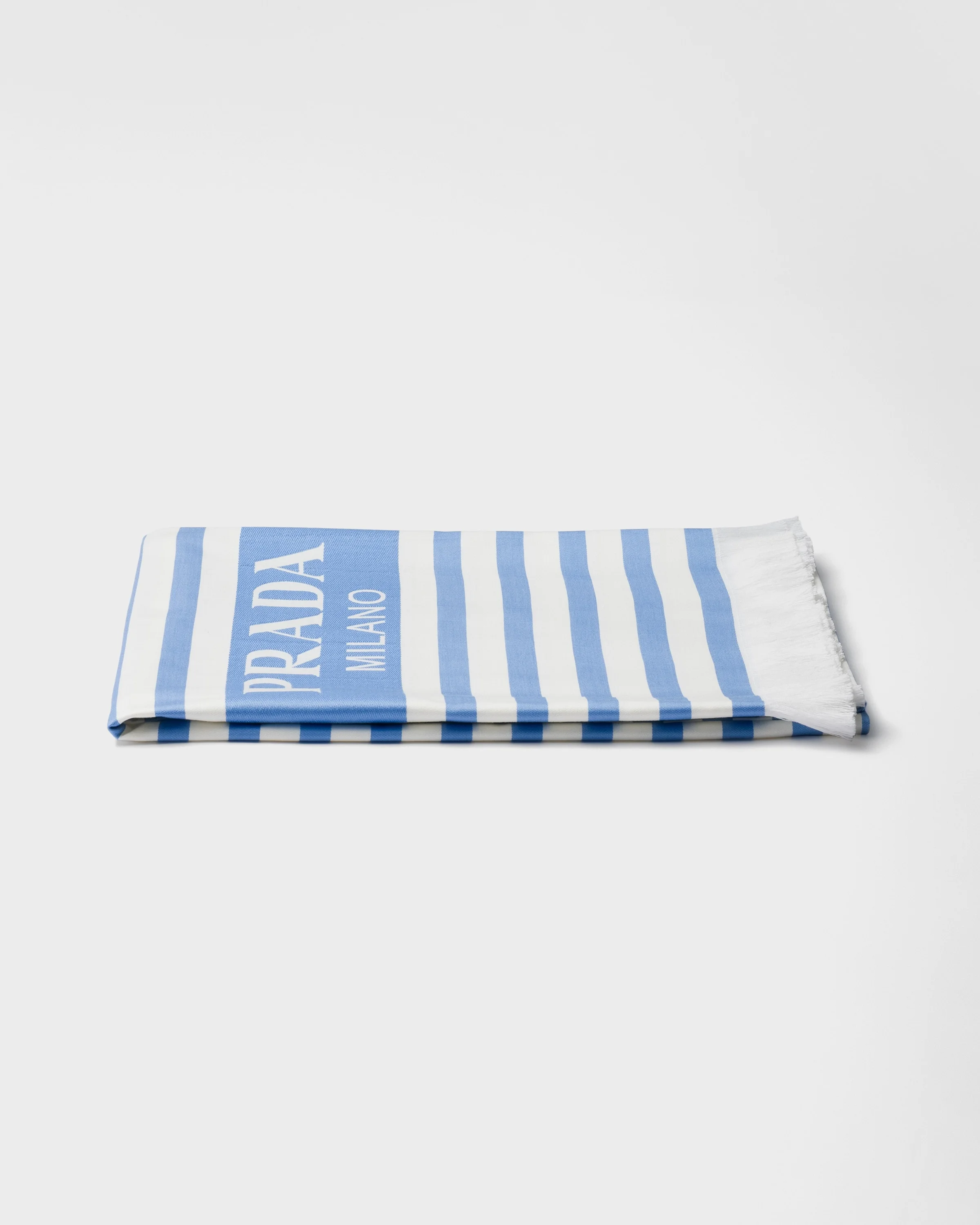 Striped cotton beach towel - 1