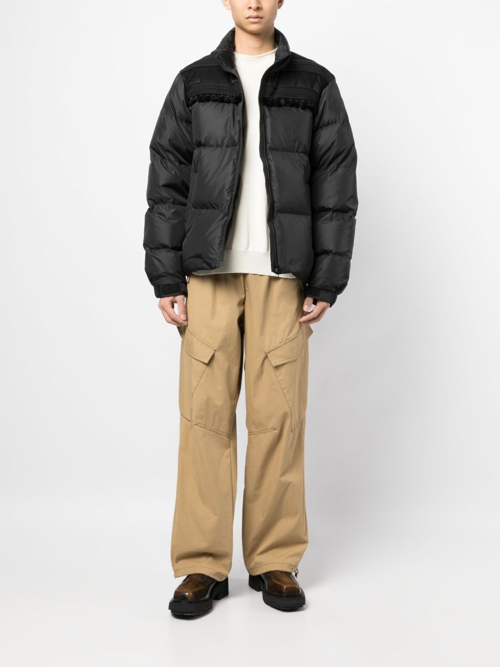 tassel-detail padded jacket - 2