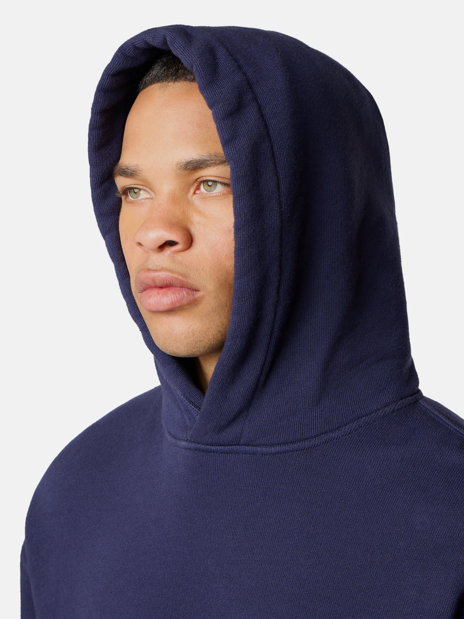 6100027 BRUSHED ORGANIC COTTON FLEECE_STONE ISLAND MARINA - 5