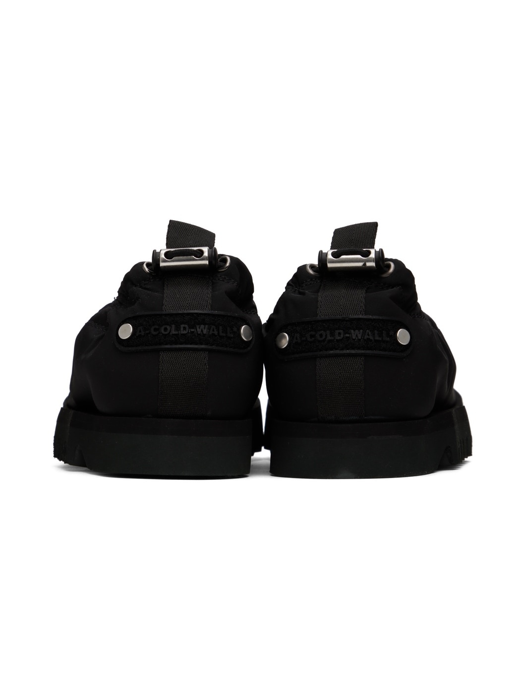 Black Cord-Lock Loafers - 2