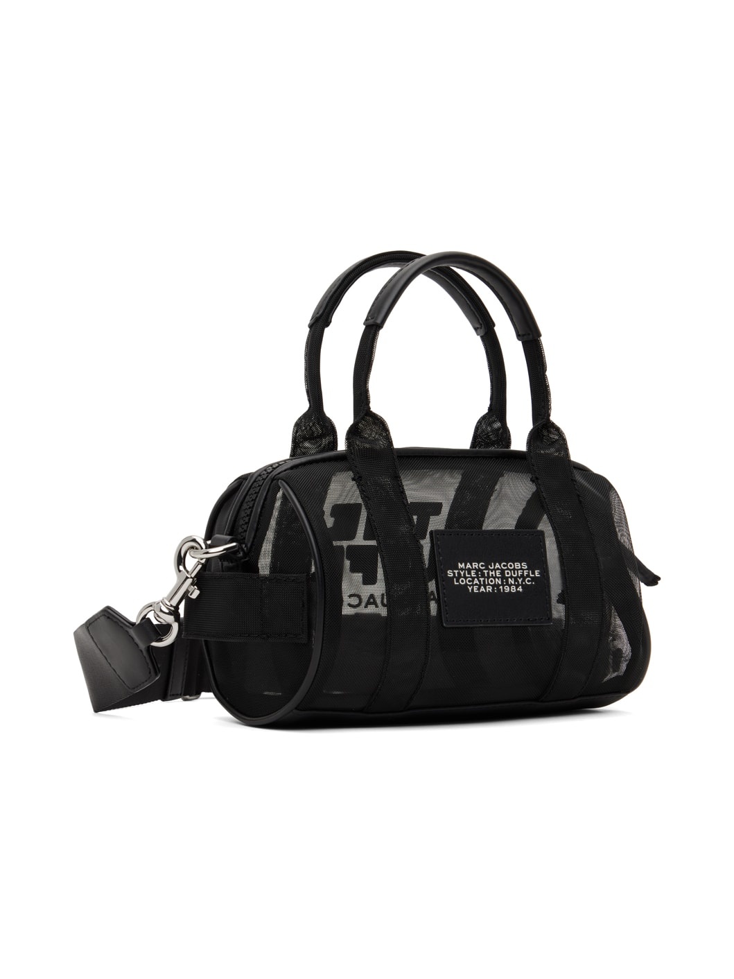 Black 'The Mesh Mini' Duffle Bag - 3