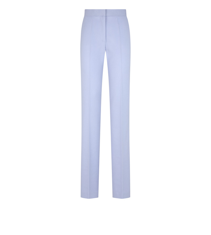 DOUBLE FACE LIGHT WOOL TAILORED STRAIGHT PANTS 1