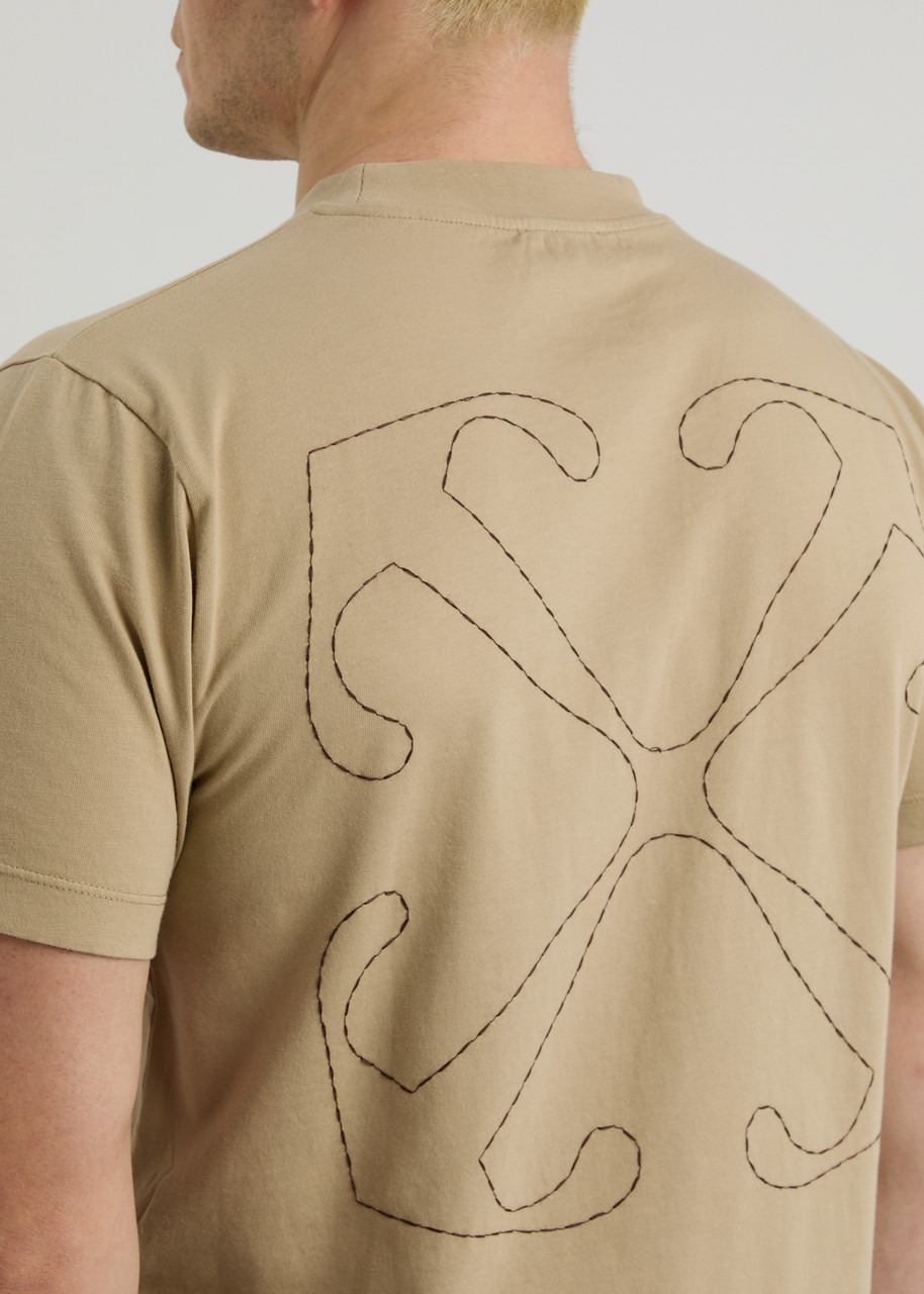 Off-white Arrow Logo Cotton T-shirt - 5
