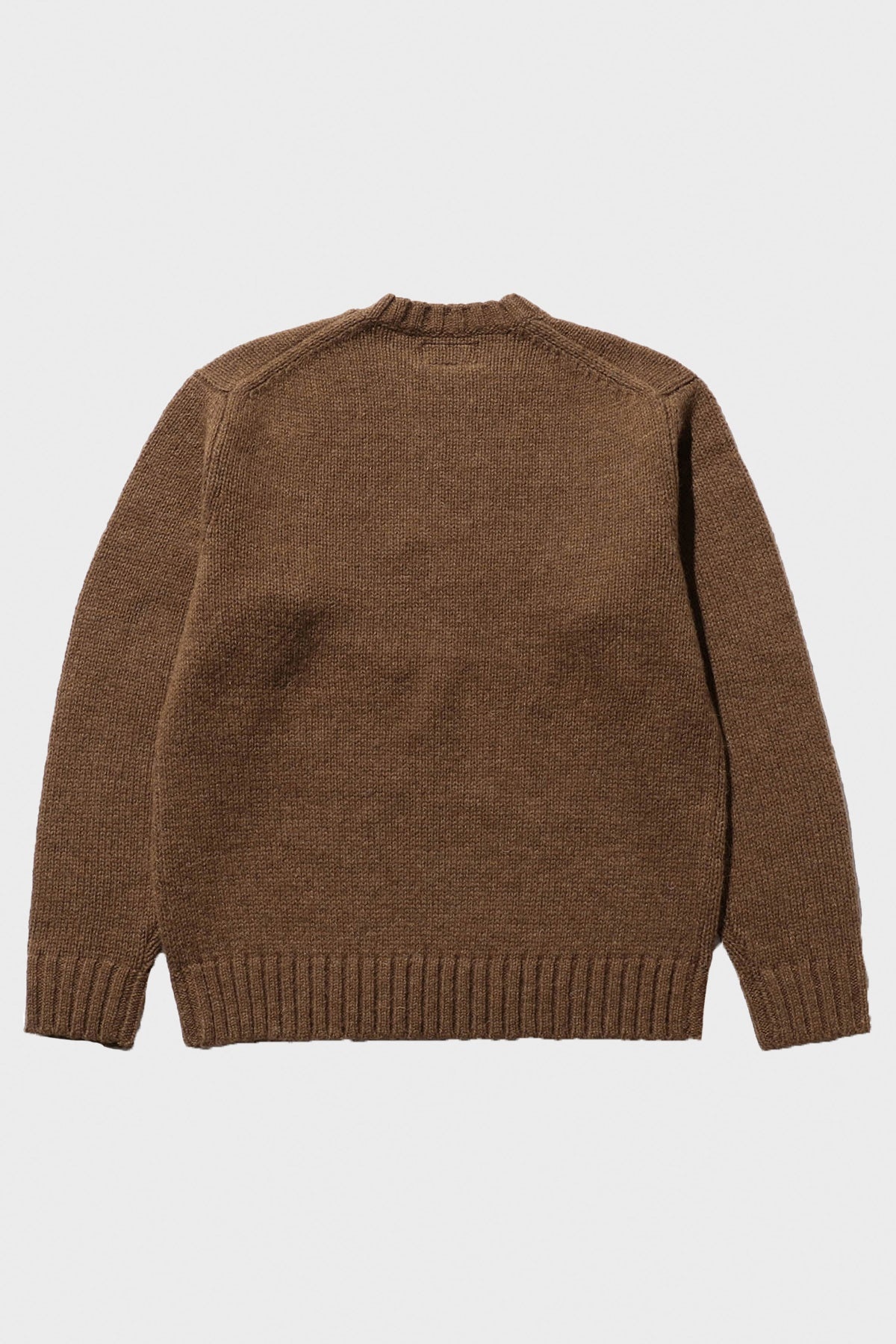 Crew Neck Intarsia 3G - Brown (DUCK) - 2
