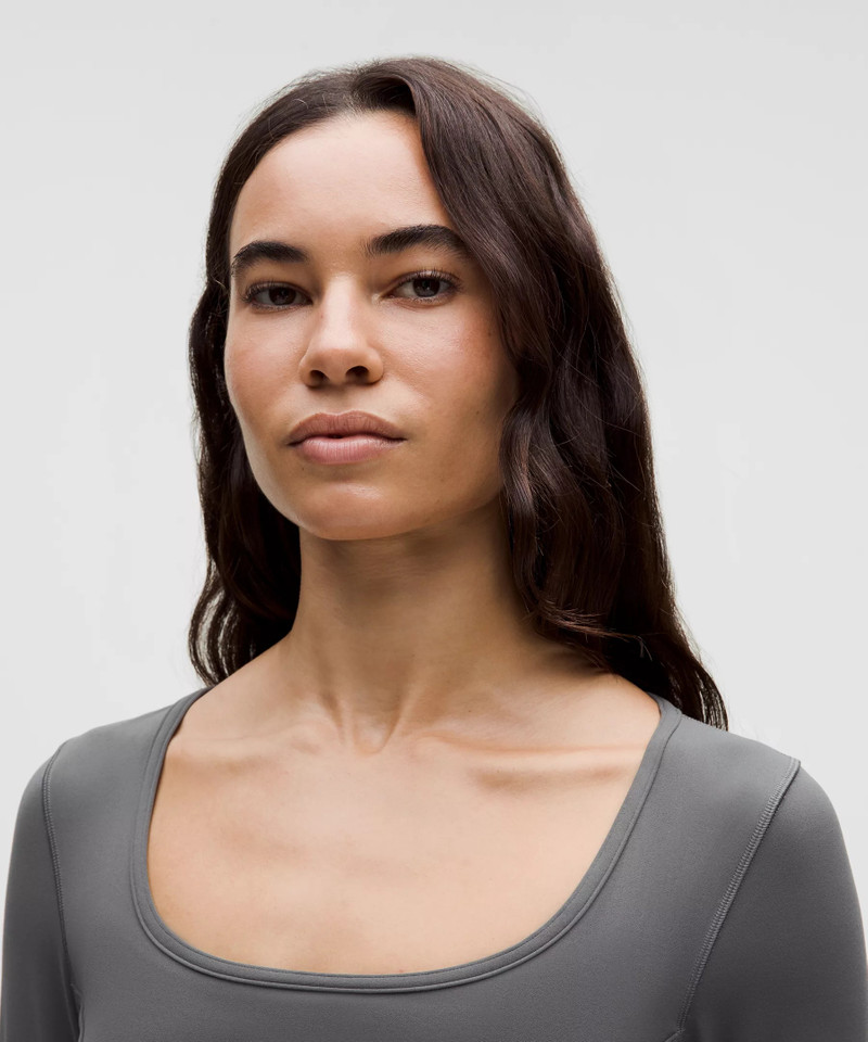 Waist-Seamed Nulu Long-Sleeve Shirt 4