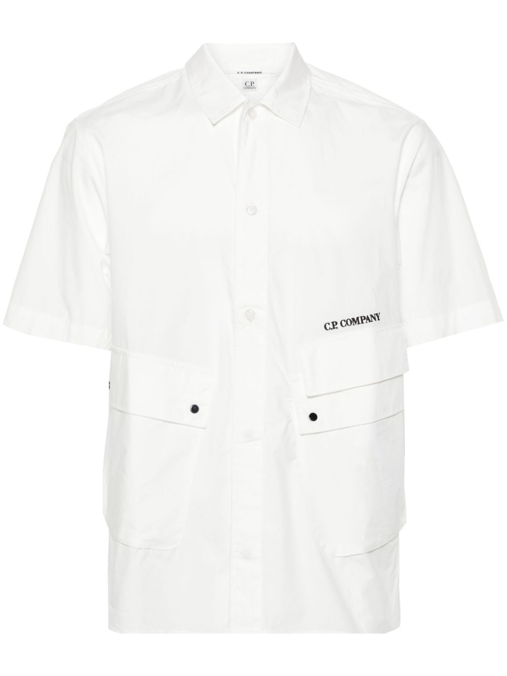 multi-pocket cotton shirt - 1