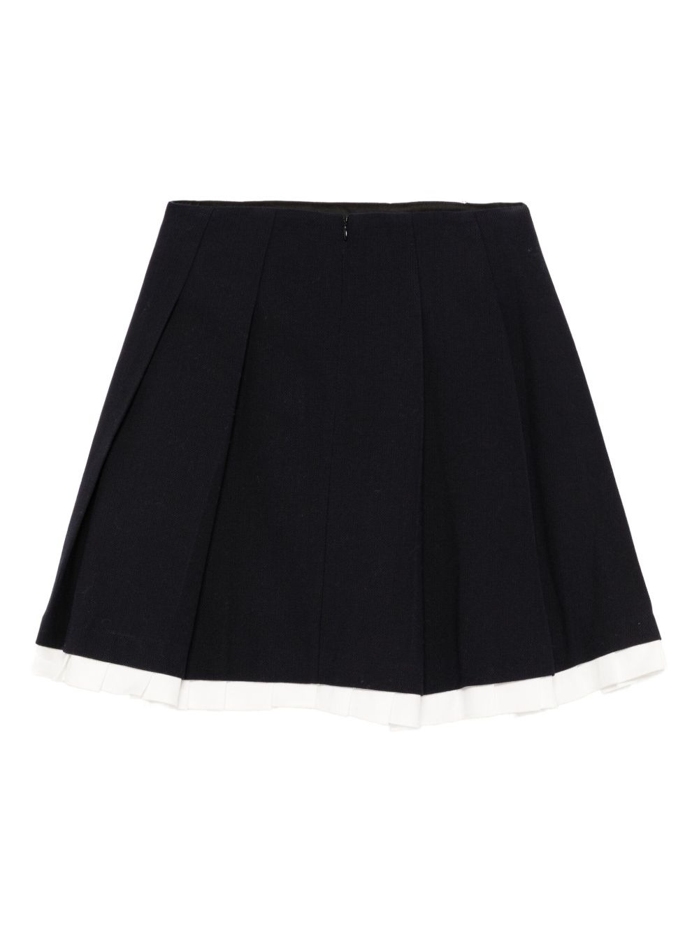wool pleated skirt - 2