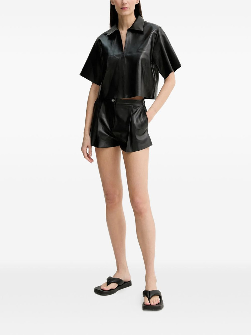 STAND STUDIO short-sleeve collared top outlook