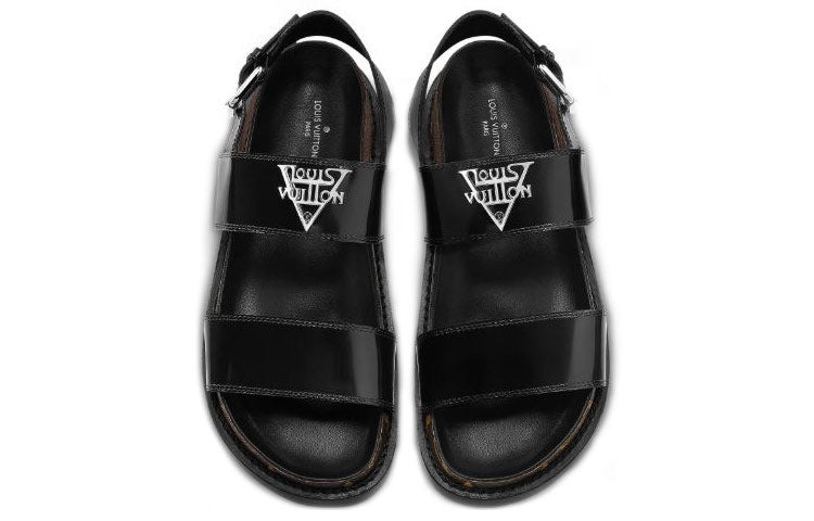 (WMNS) LOUIS VUITTON Crossroads sandals 'Black' 1A678C - 4