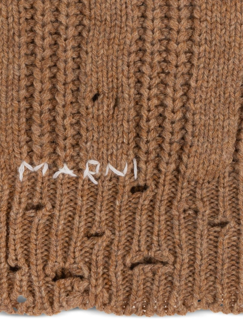 Marni chunky-knit scarf outlook