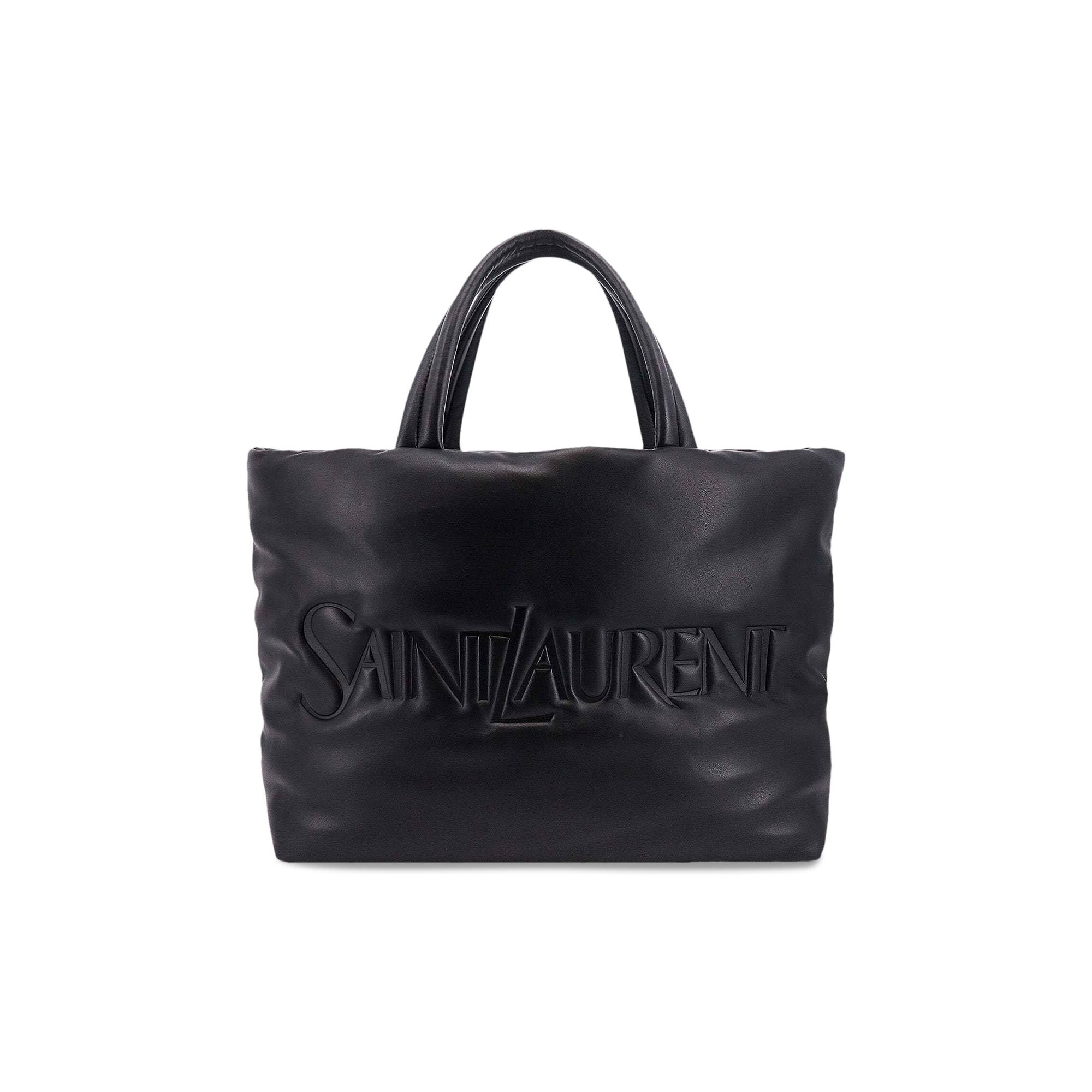 Saint Laurent Puffer Tote Bag 'Black' - 1