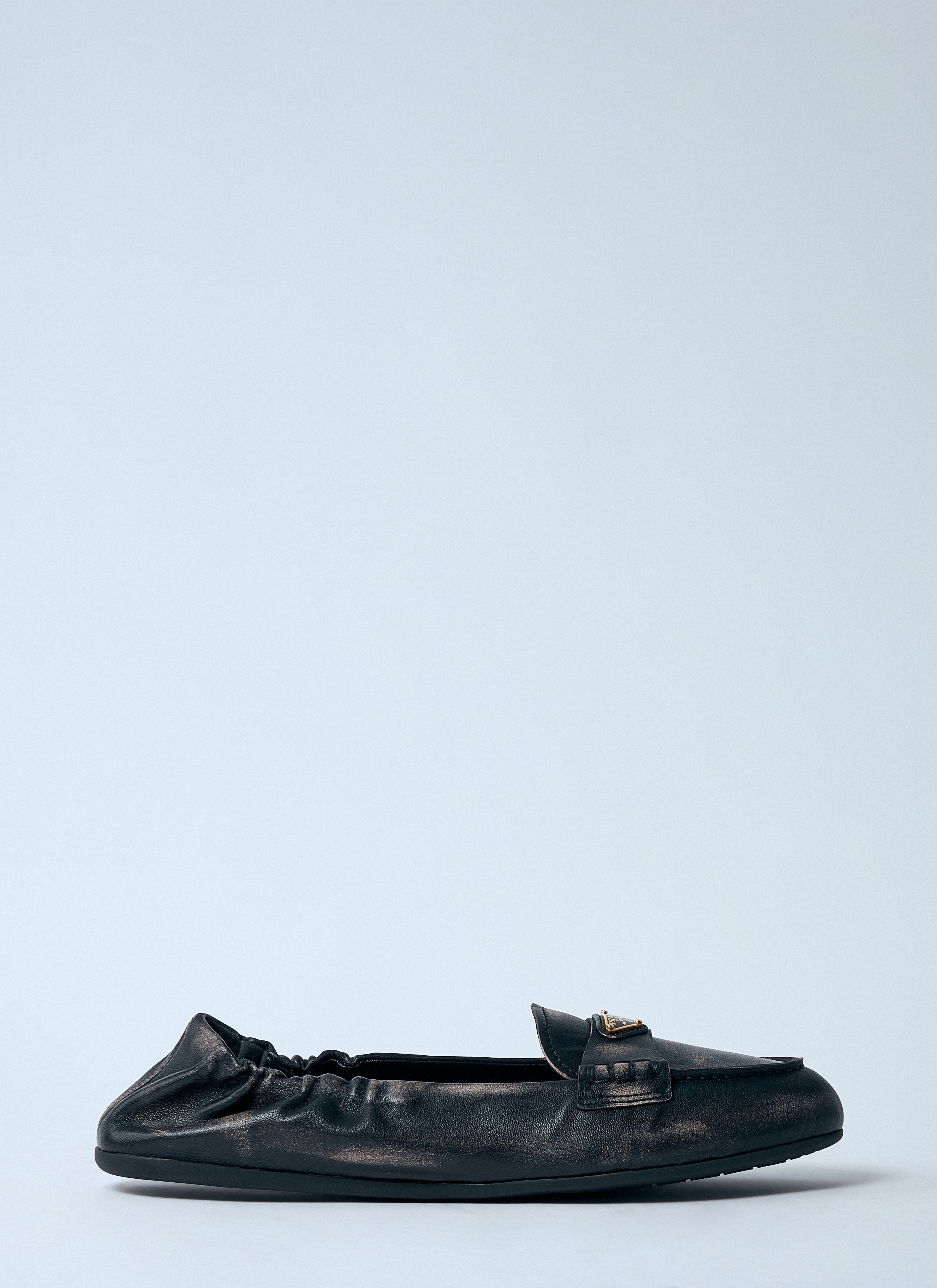Prada Women Logo Plaque Loafters - 7