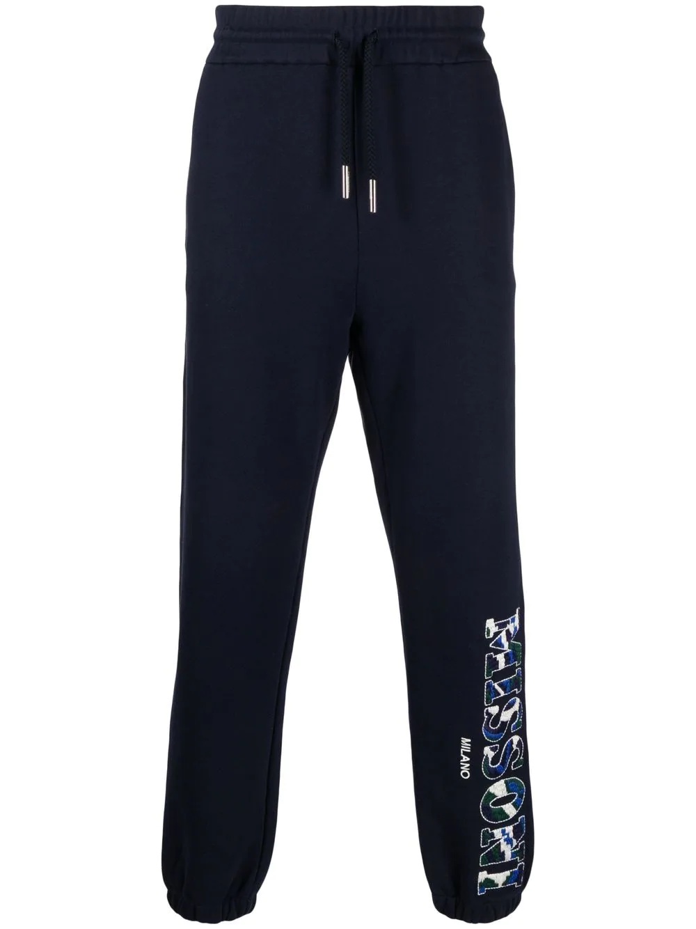 logo-embroidered track pants - 1