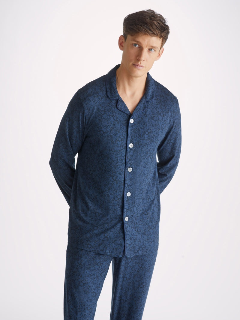 Men's Pyjamas London 10 Micro Modal Navy 5
