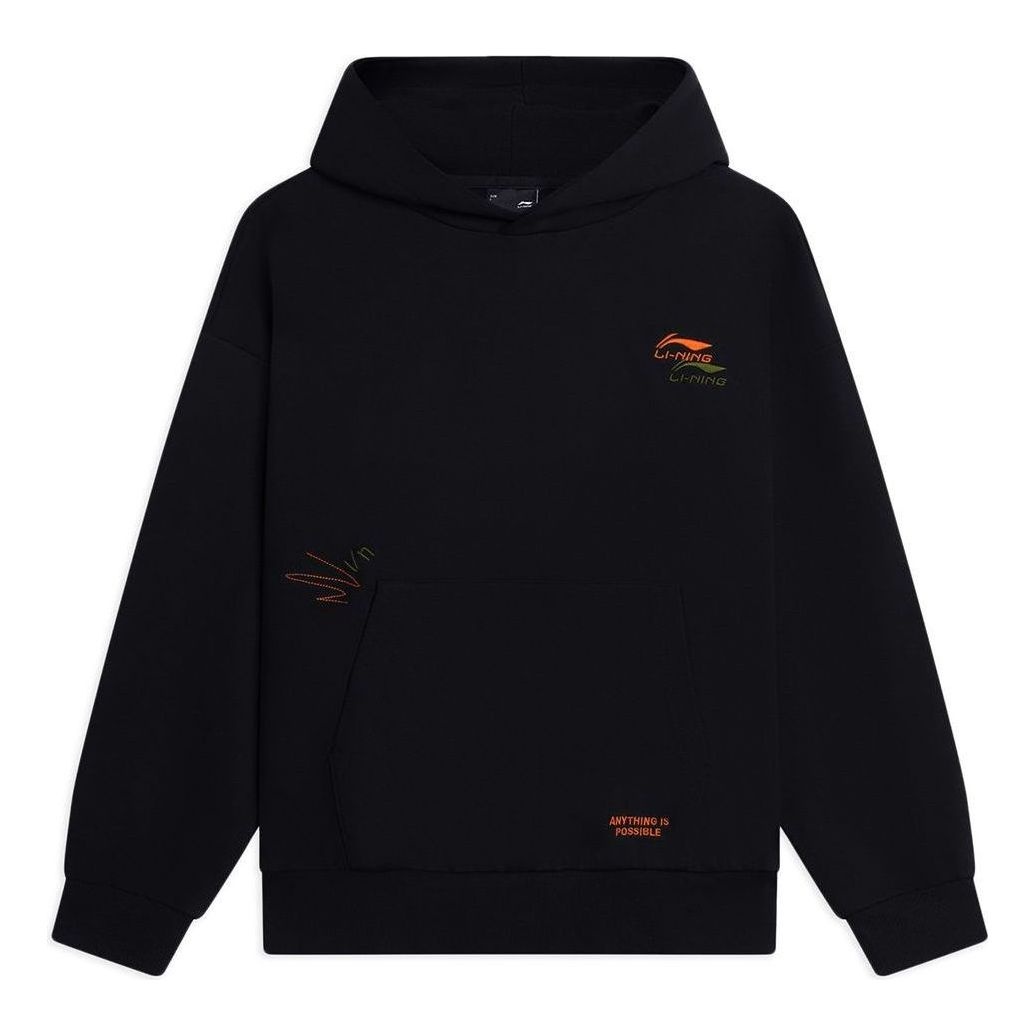 Li-Ning Anything Is Possible Graphic Hoodie 'Black' AWDSF73-9 - 1