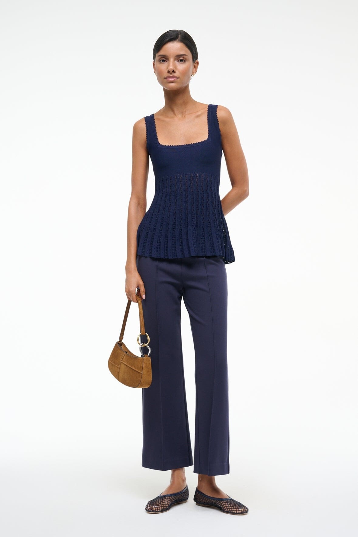 STAUD ELLEN TOP NAVY - 2