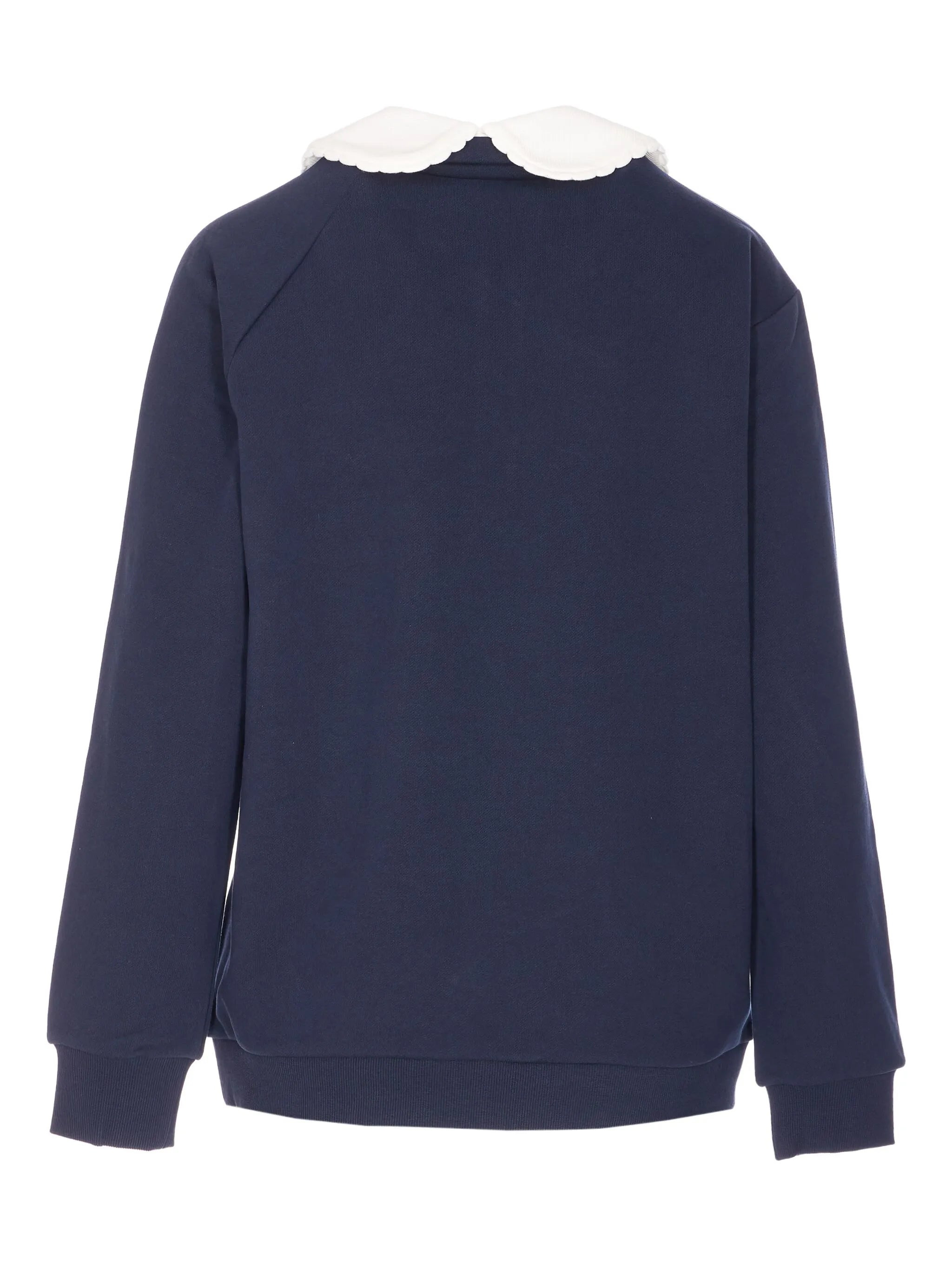 Shushu/tong Doll Collar Embroidered Sweatshirt - 3