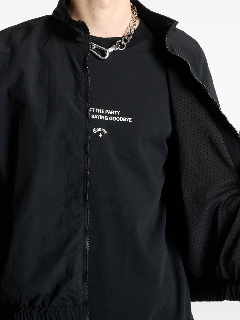 Star-print bomber jacket - 4