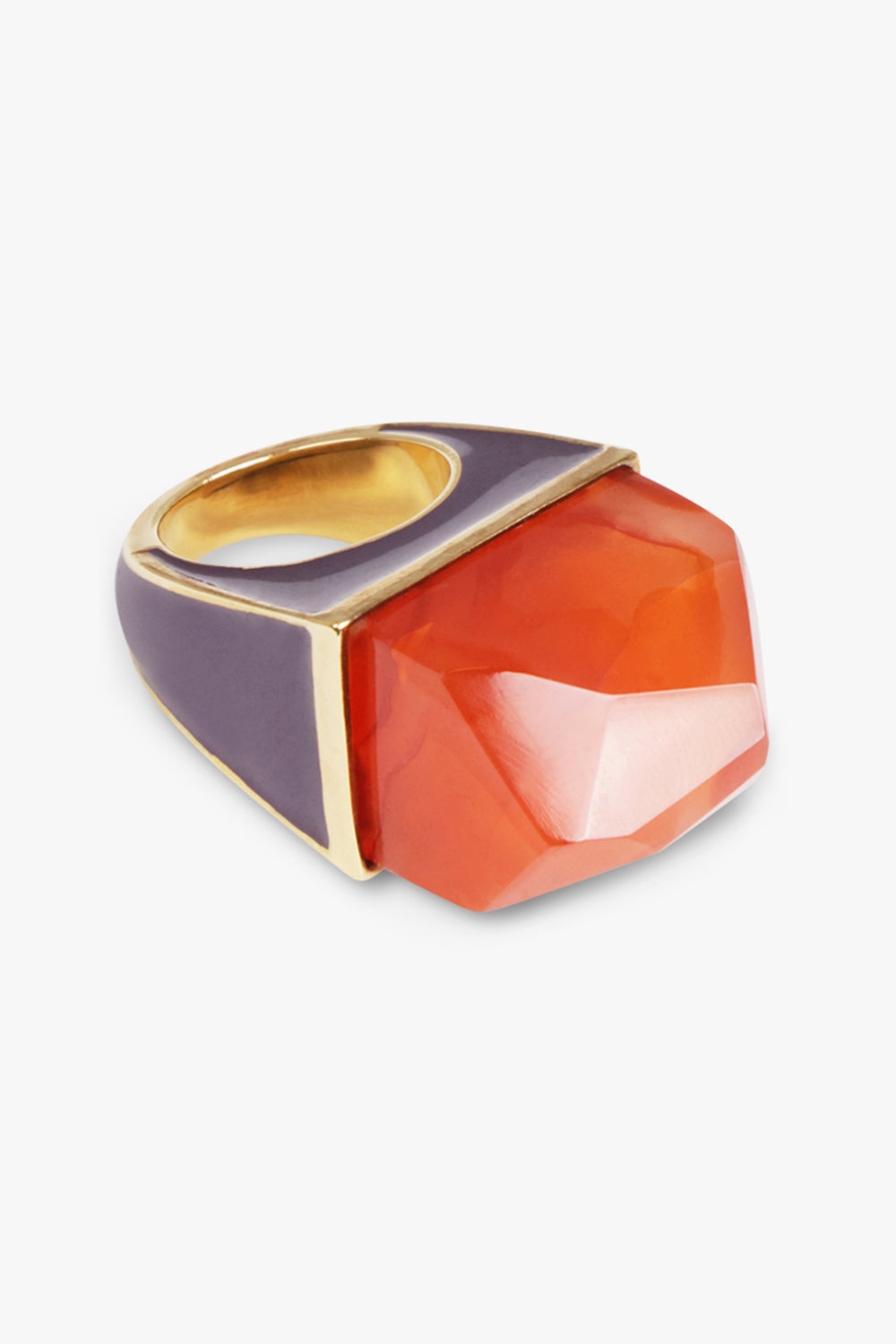 05220 SEMI PRECIOUS STONE RING | CORNELIAN - 1
