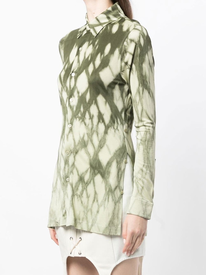 Shibori Miter placket shirt 3