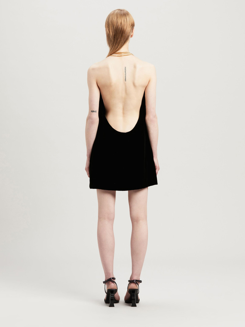 CHAIN VELVET DRESS 5