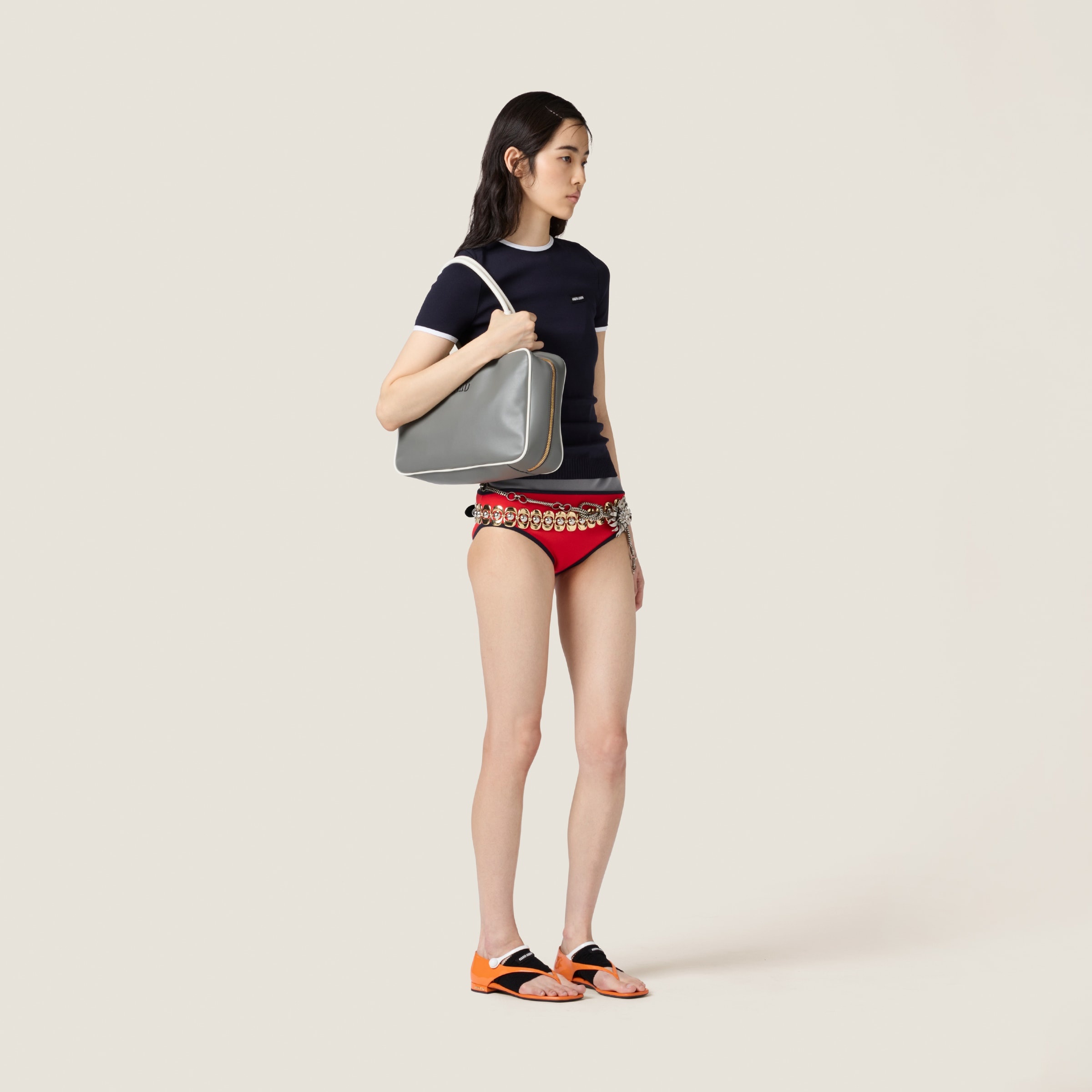 Technical knit swimsuit bottom - 2